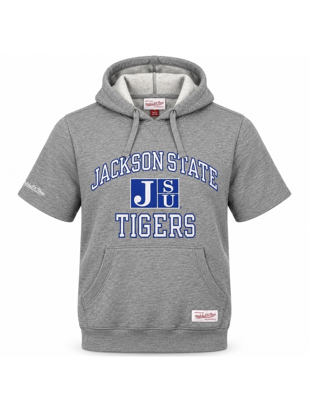 Mitchell & Ness Jackson State Tigers Short Sleeve Fleece Hoodie Men’s Small NWT